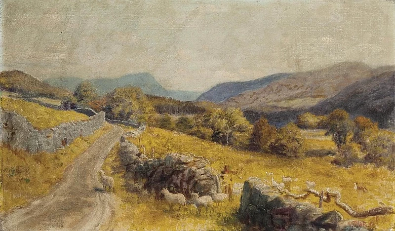 Sulla strada per Cwm Bychan